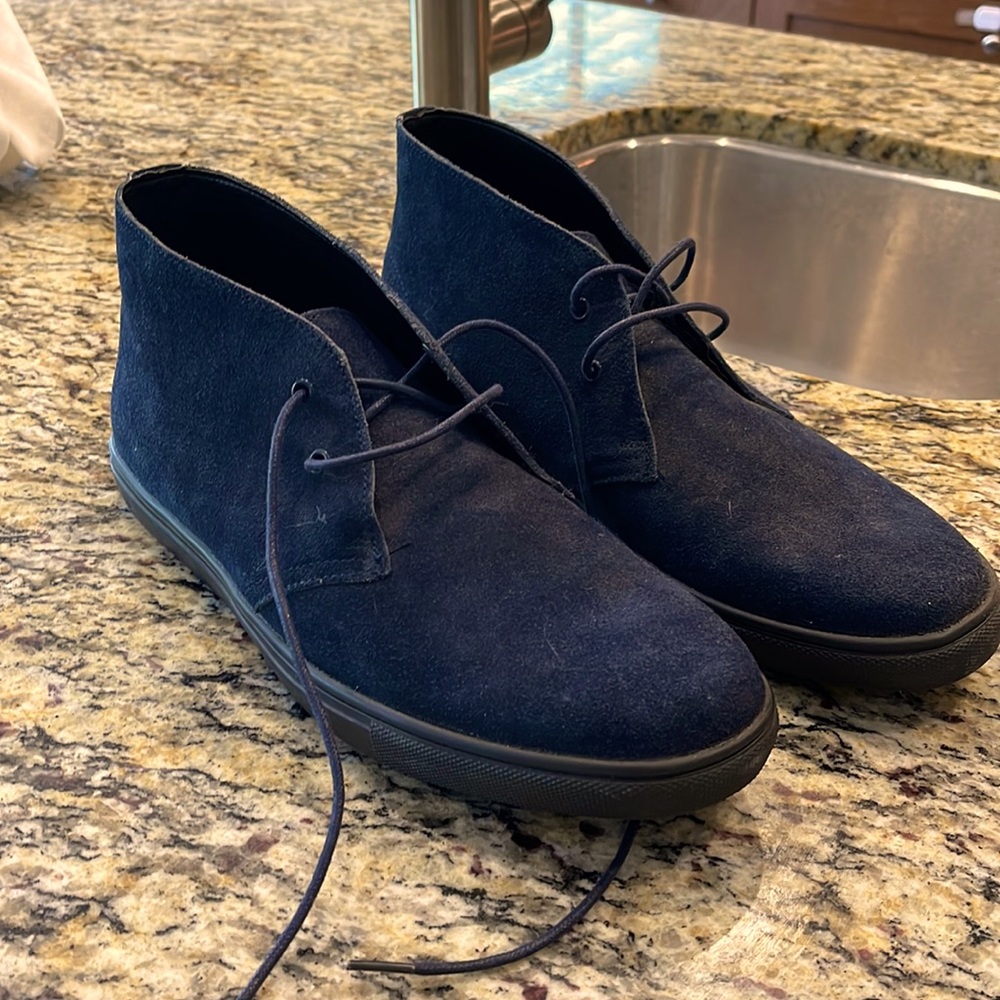 Clarks blue suede shoes!